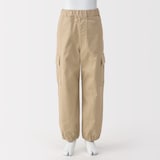 キッズ　洗いざらしチノワイドカーゴパンツ