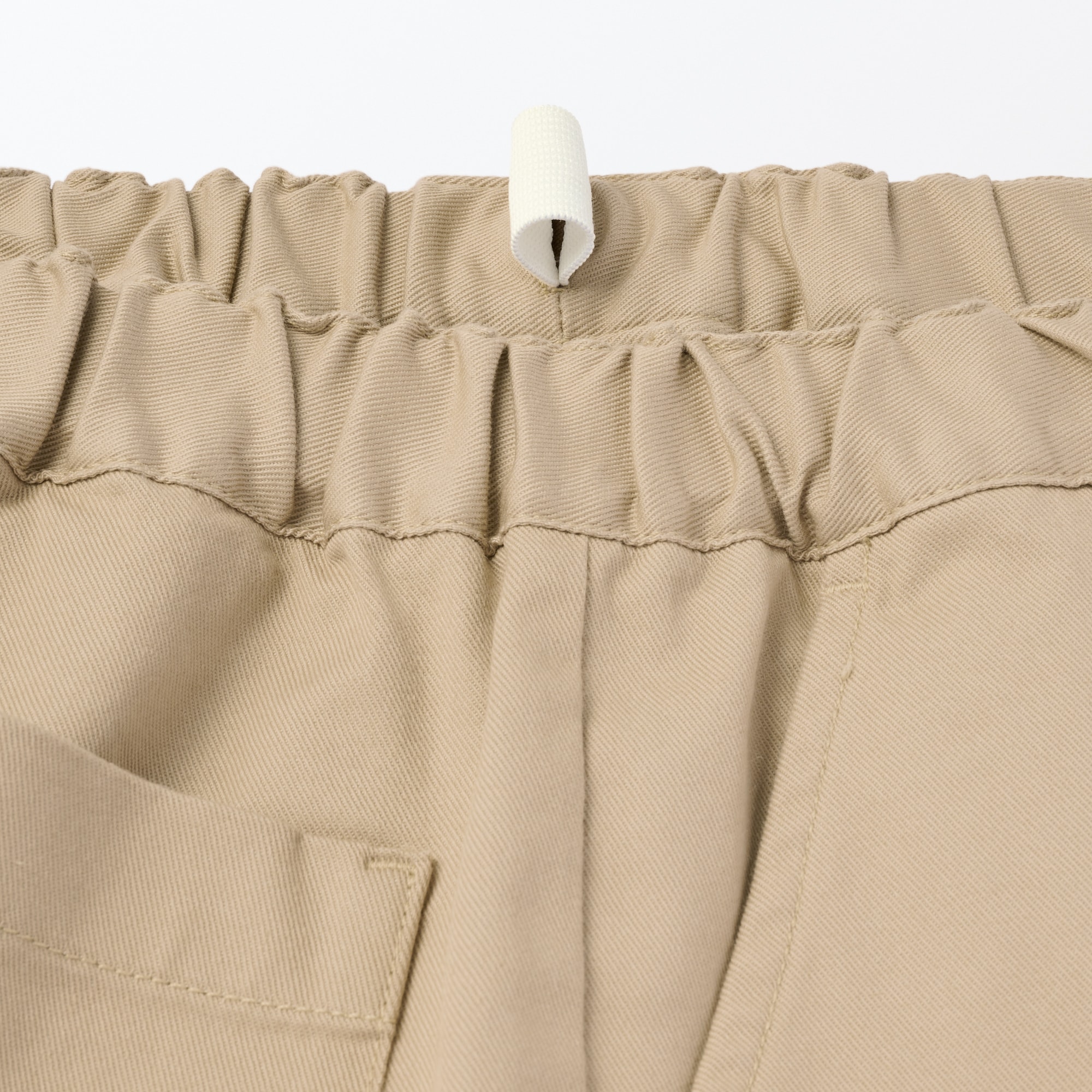 キッズ　洗いざらしチノワイドカーゴパンツ