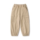 キッズ　洗いざらしチノワイドカーゴパンツ