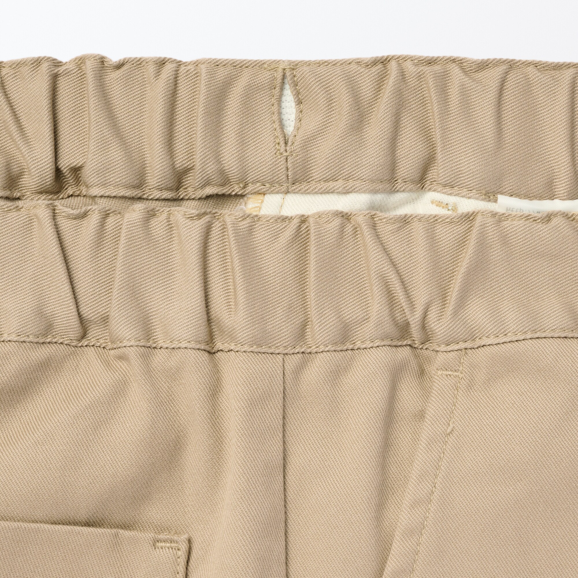 キッズ　洗いざらしチノワイドカーゴパンツ