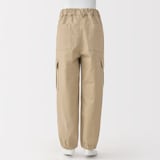 キッズ　洗いざらしチノワイドカーゴパンツ