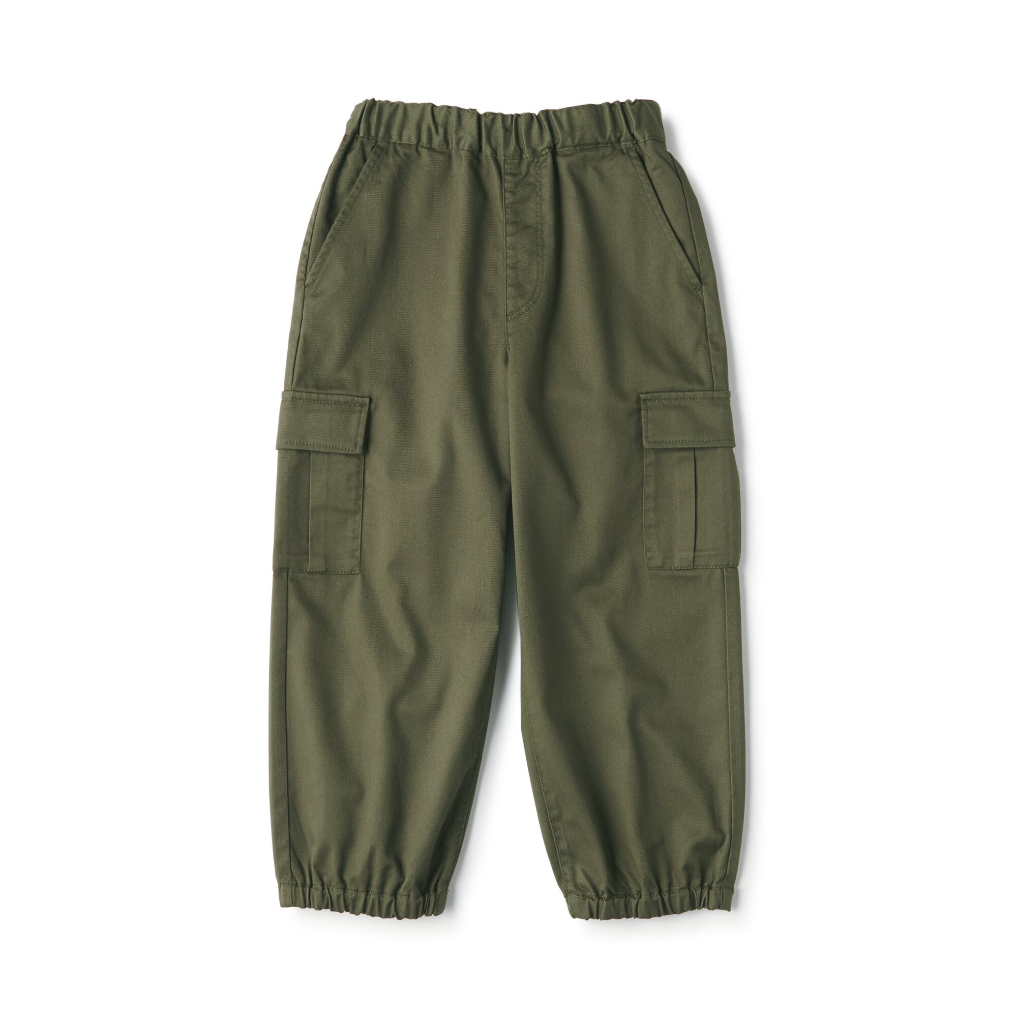 キッズ 洗いざらしチノワイドカーゴパンツ | 無印良品