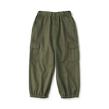 キッズ　洗いざらしチノワイドカーゴパンツ