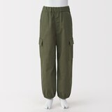 キッズ　洗いざらしチノワイドカーゴパンツ