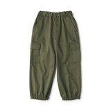 キッズ　洗いざらしチノワイドカーゴパンツ