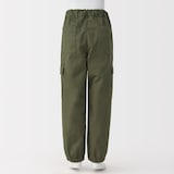 キッズ　洗いざらしチノワイドカーゴパンツ