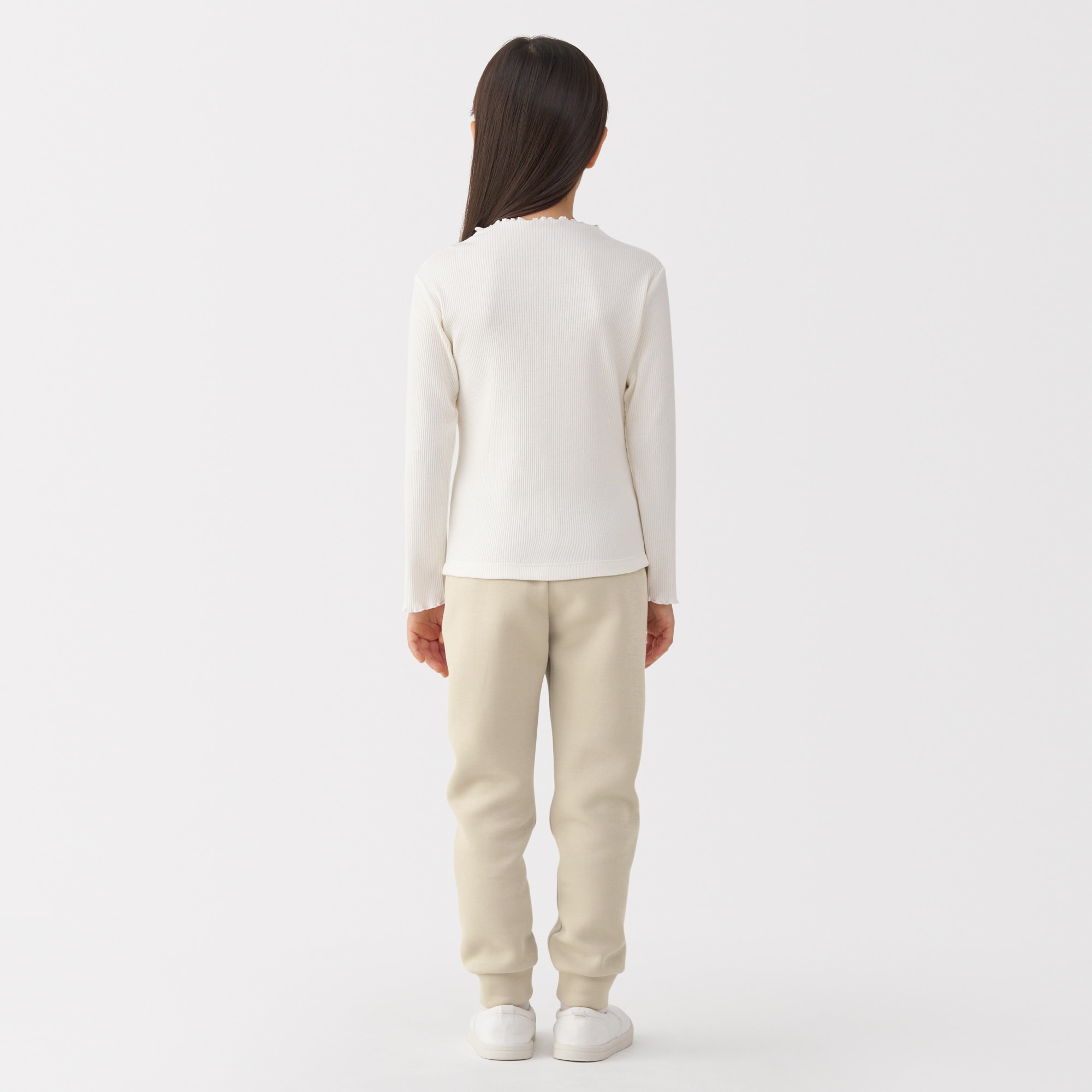 2023AW MUJI Labo 二重編みスウェットパンツ アイボリー XL MUJI Laboの新商品「二重編みスウェットシリーズ」で、秋用の