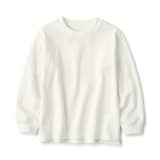キッズ　太番手クルーネック長袖Ｔシャツ
