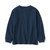 キッズ　太番手クルーネック長袖Ｔシャツ