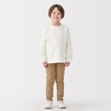 キッズ　太番手クルーネック長袖Ｔシャツ