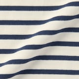 キッズ　太番手クルーネック長袖Ｔシャツ（ボーダー）