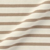 キッズ　太番手クルーネック長袖Ｔシャツ（ボーダー）