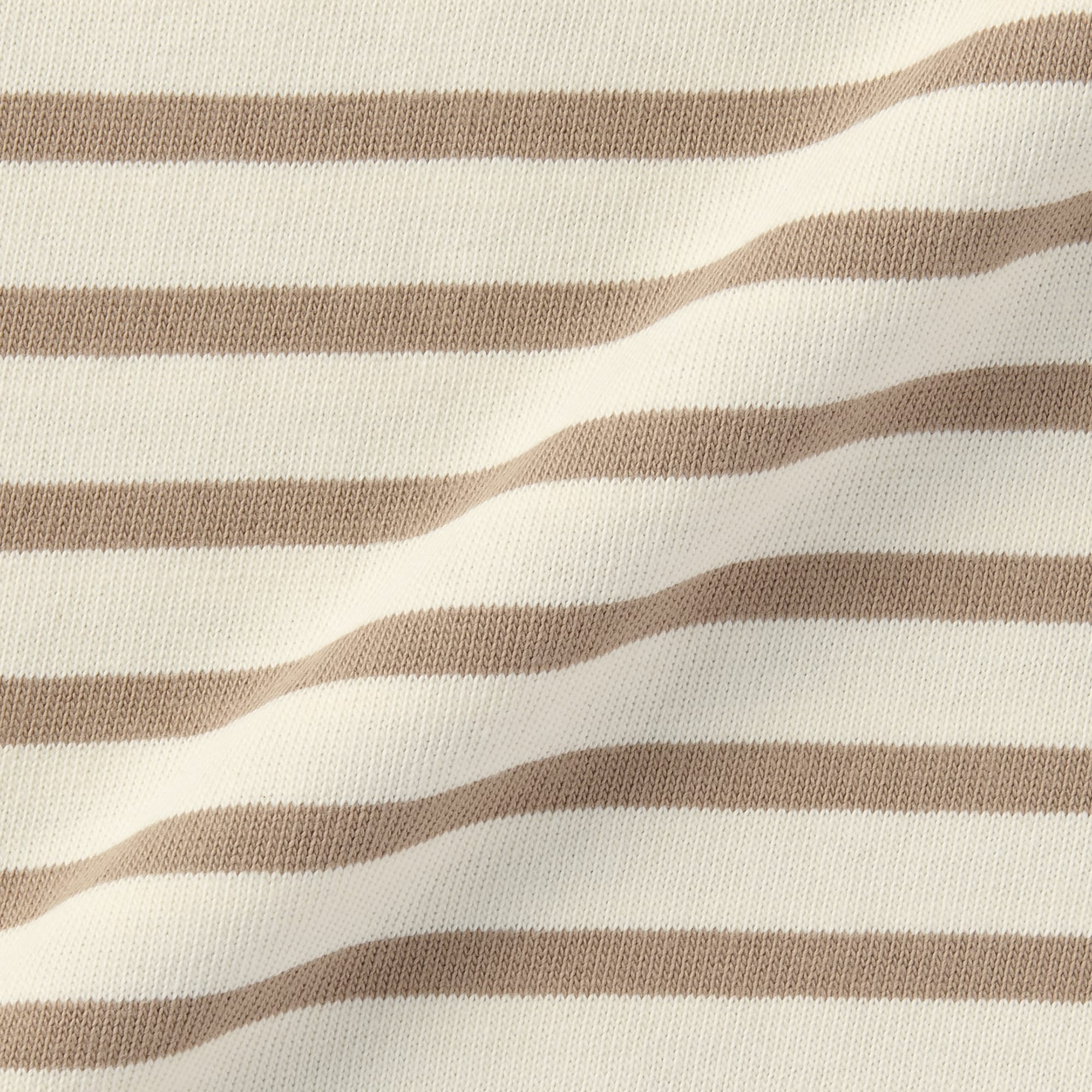 キッズ　太番手クルーネック長袖Ｔシャツ（ボーダー）