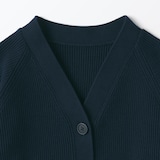 キッズ　洗えるニットＶネックカーディガン