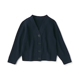 キッズ　洗えるニットＶネックカーディガン