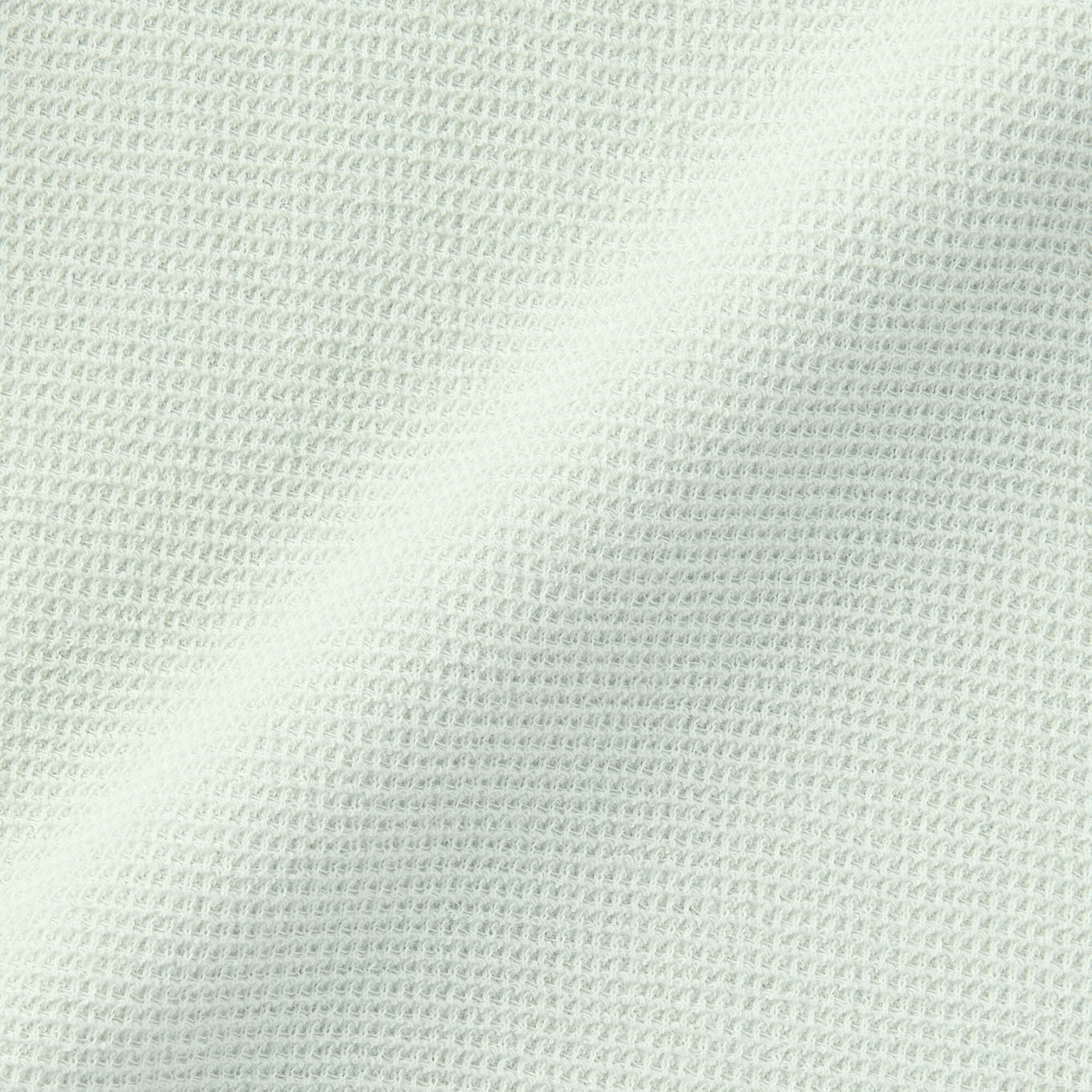 キッズ　ワッフル編みクルーネック長袖Ｔシャツ