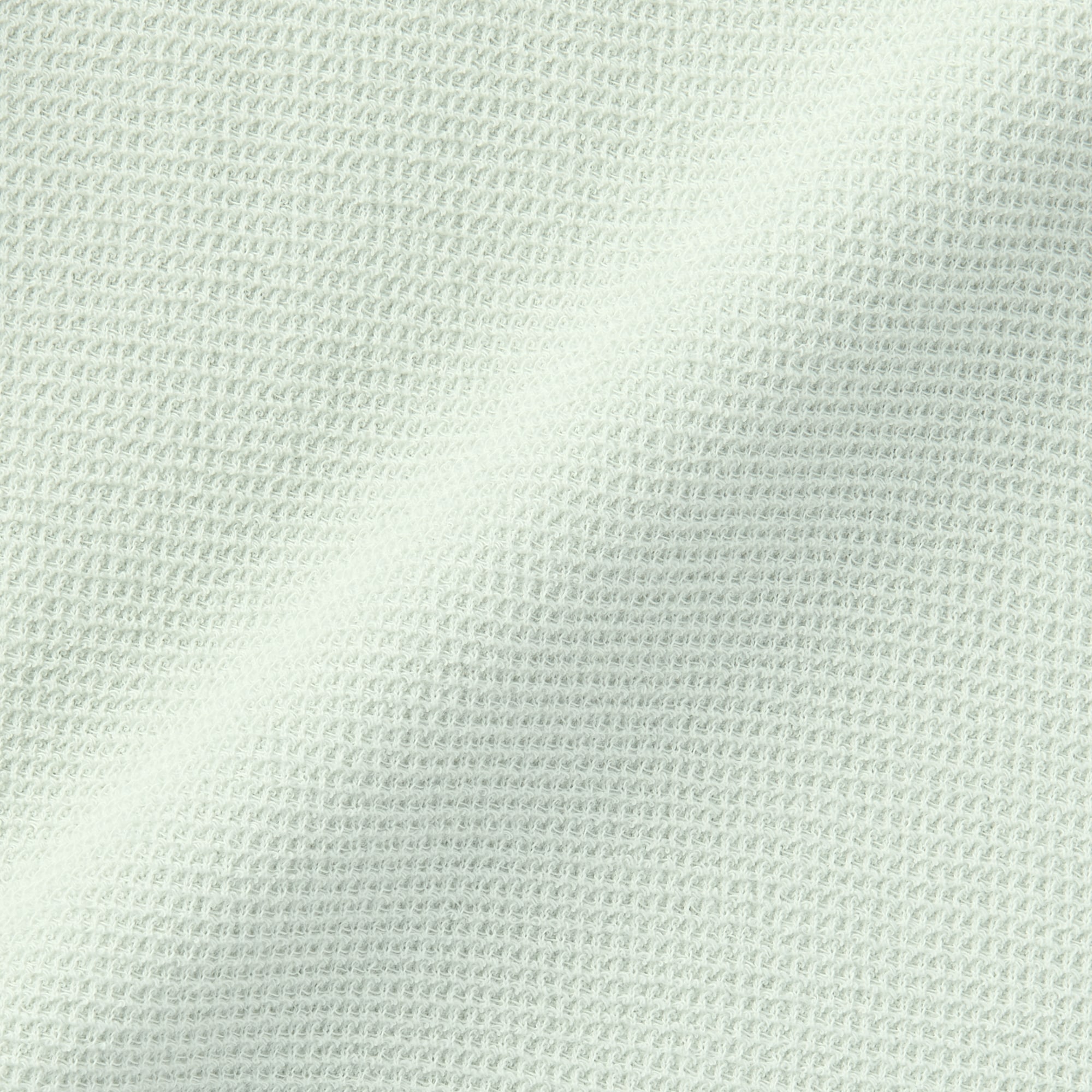 キッズ　ワッフル編みクルーネック長袖Ｔシャツ