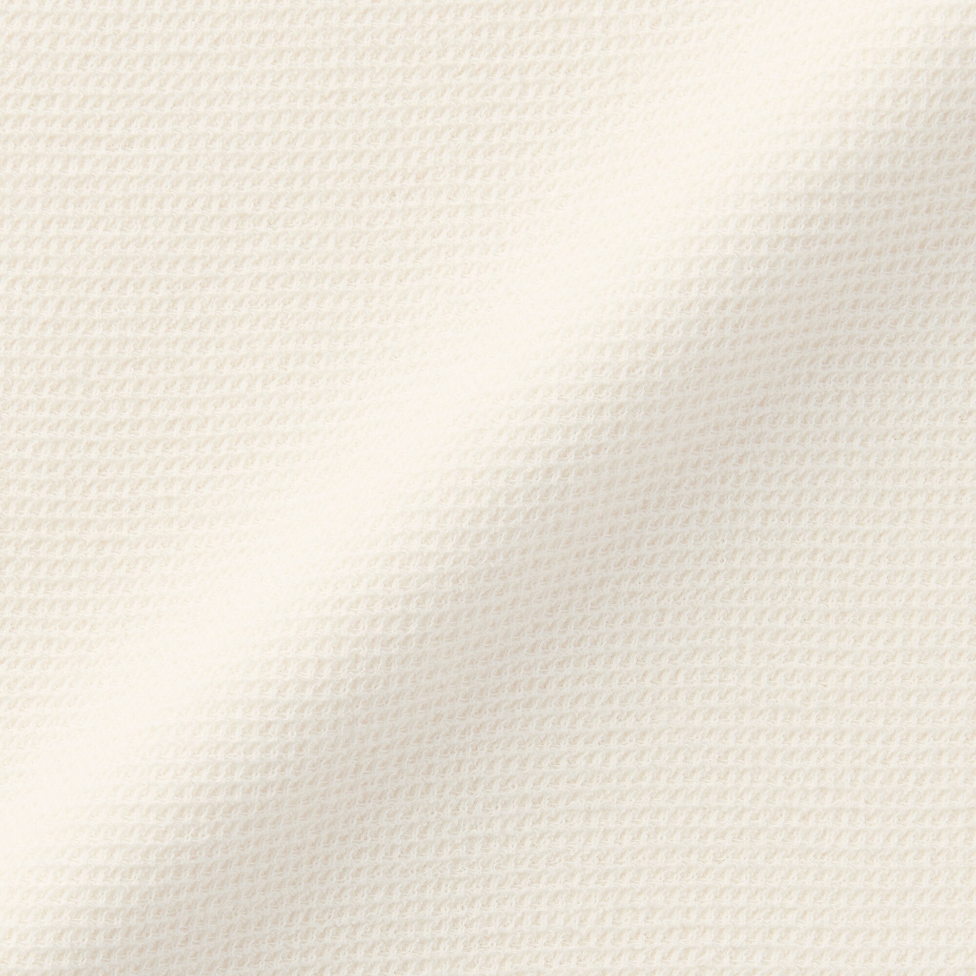 キッズ　ワッフル編みクルーネック半袖Ｔシャツ