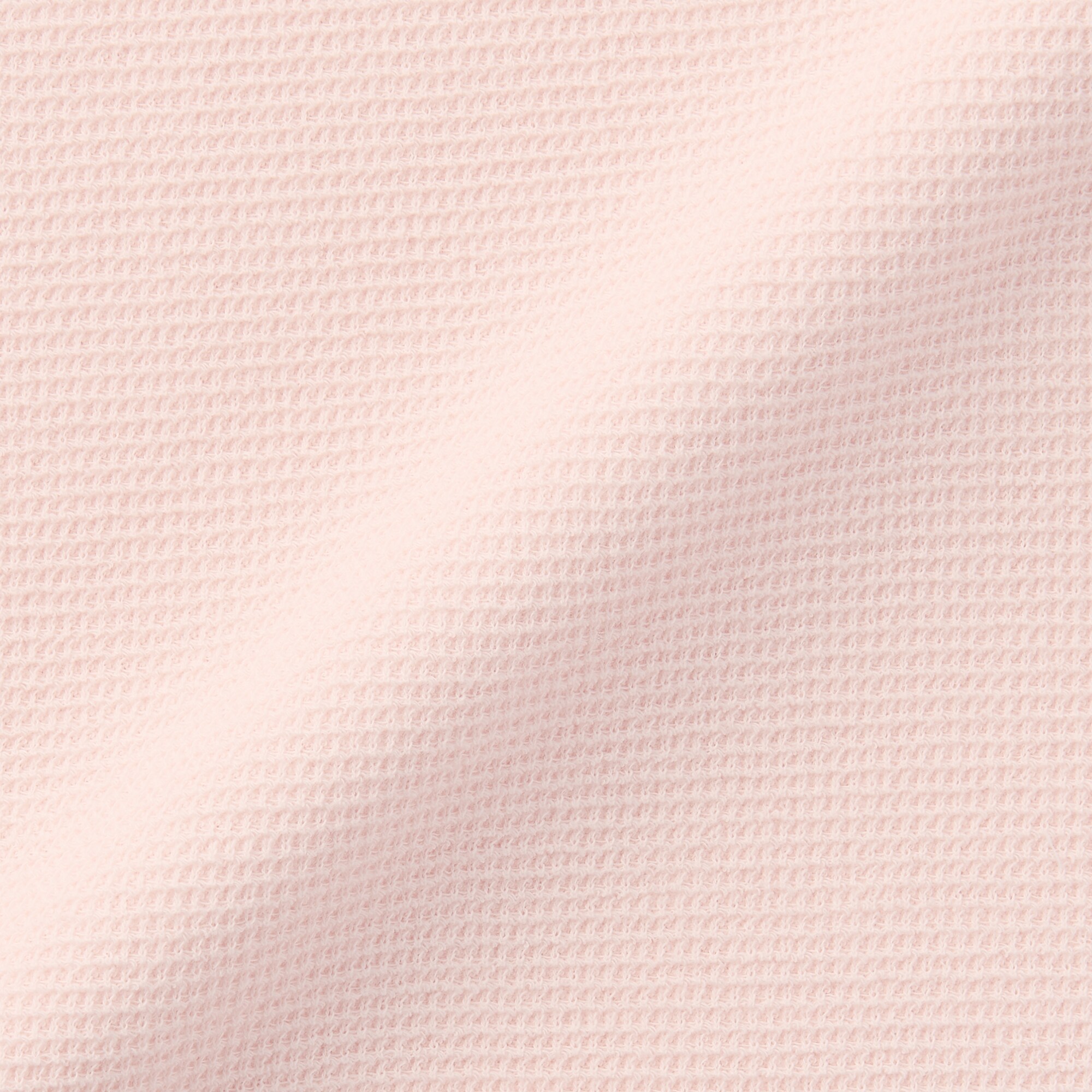 キッズ　ワッフル編みクルーネック半袖Ｔシャツ