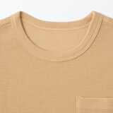キッズ　ワッフル編みクルーネック半袖Ｔシャツ