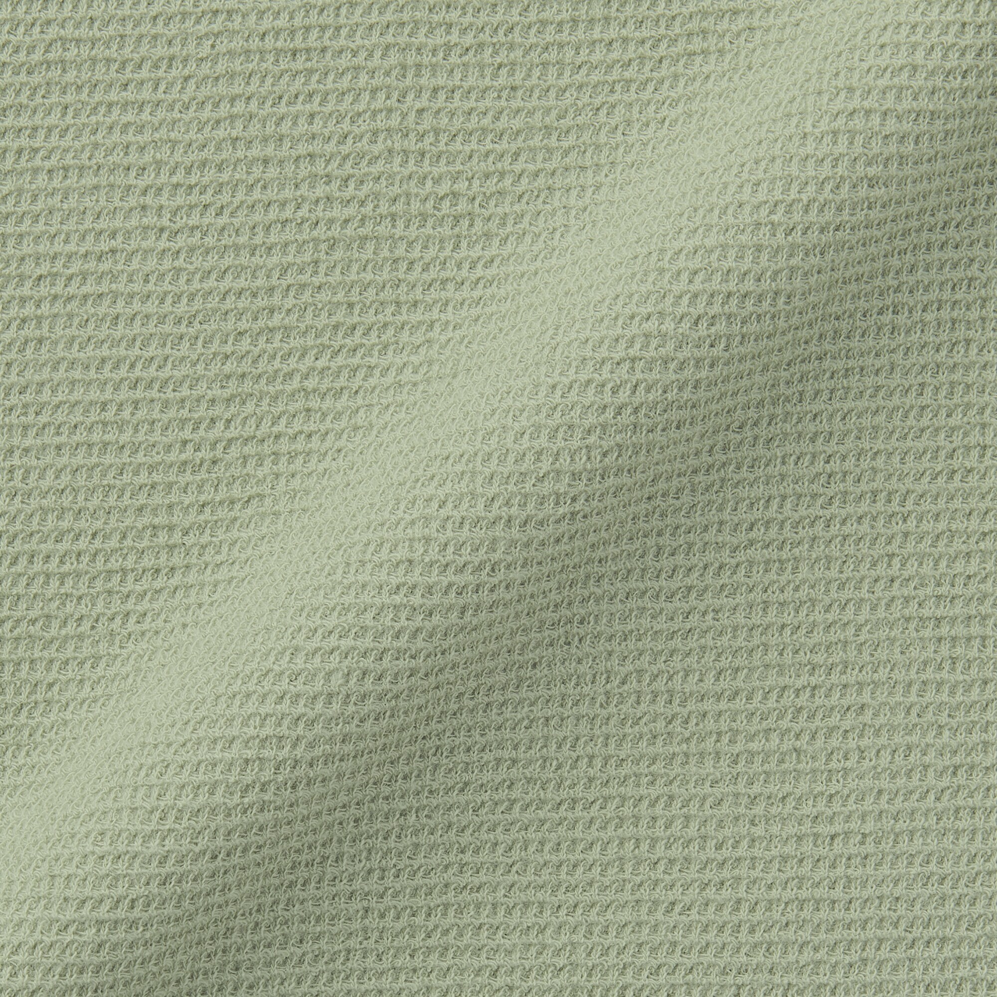 キッズ　ワッフル編みクルーネック半袖Ｔシャツ