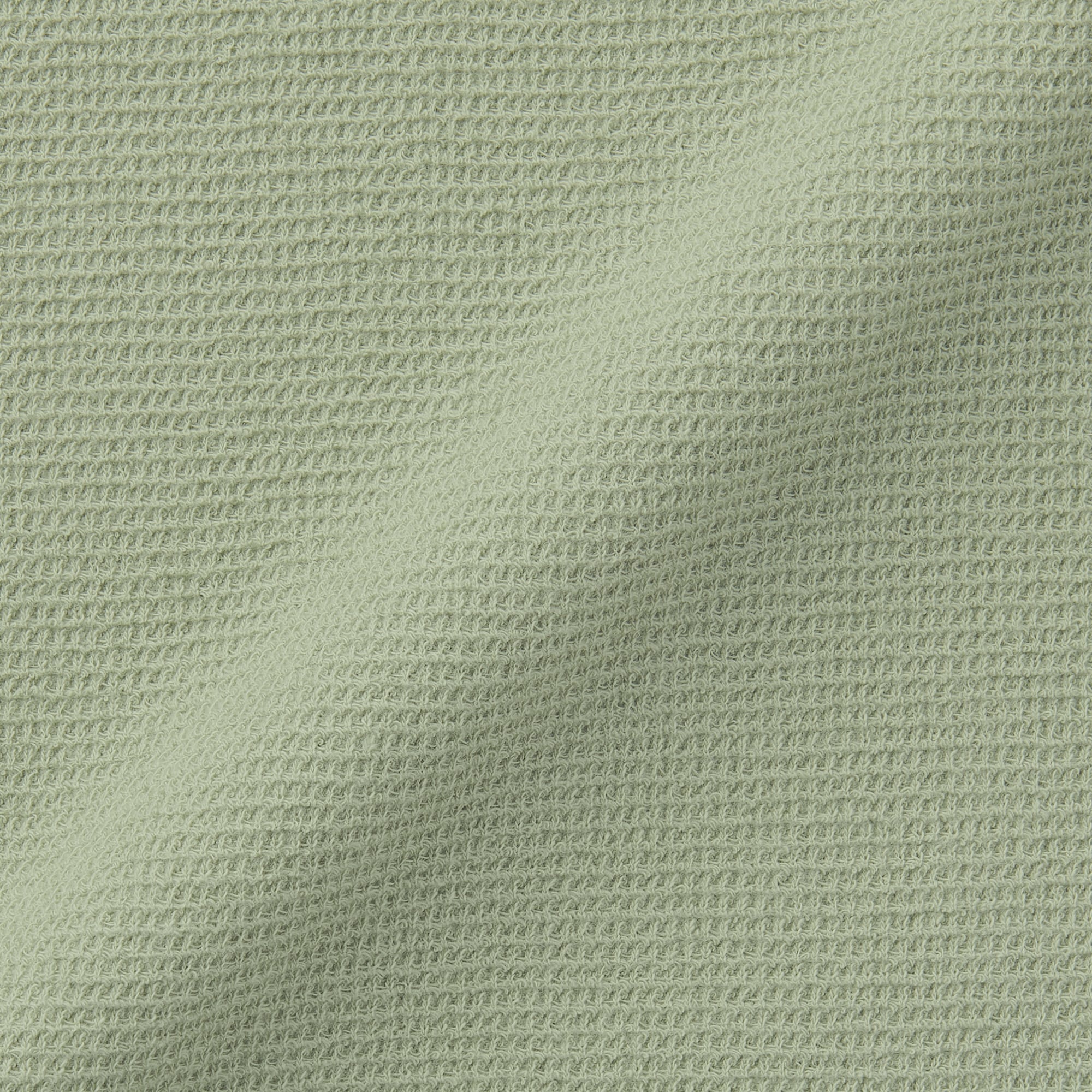 キッズ　ワッフル編みクルーネック半袖Ｔシャツ