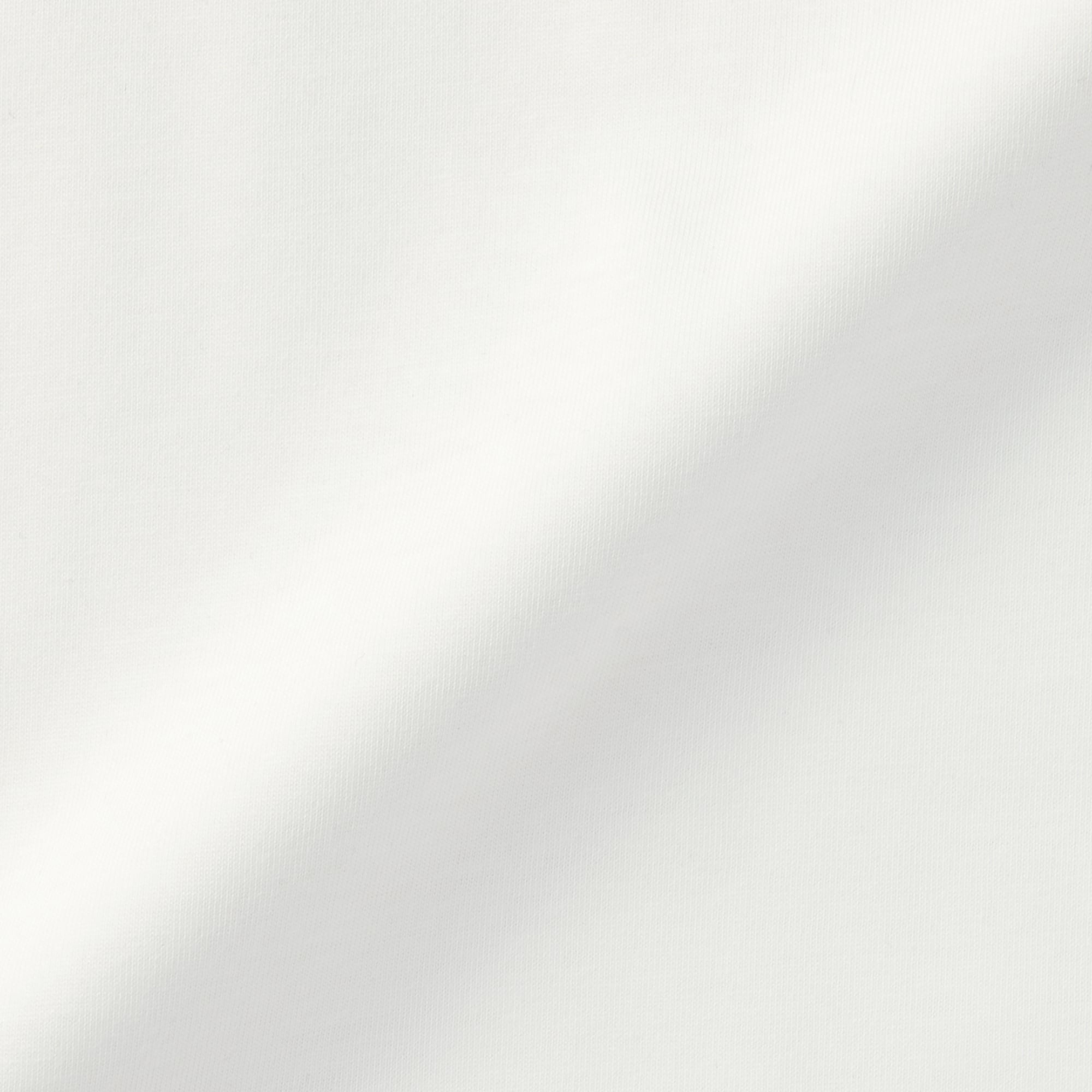 キッズ　天竺編みクルーネック長袖Ｔシャツ　無地