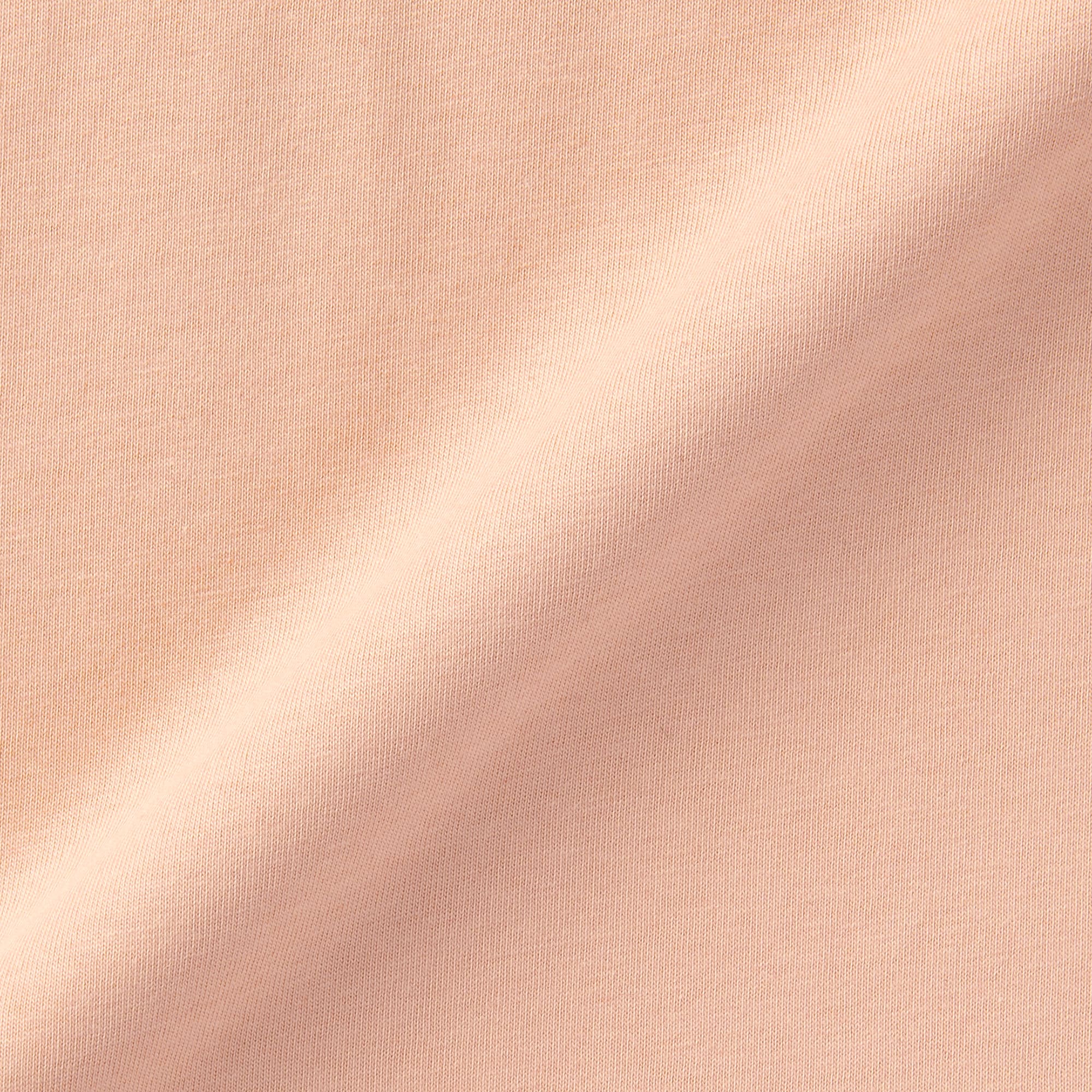 キッズ　天竺編みクルーネック長袖Ｔシャツ　無地