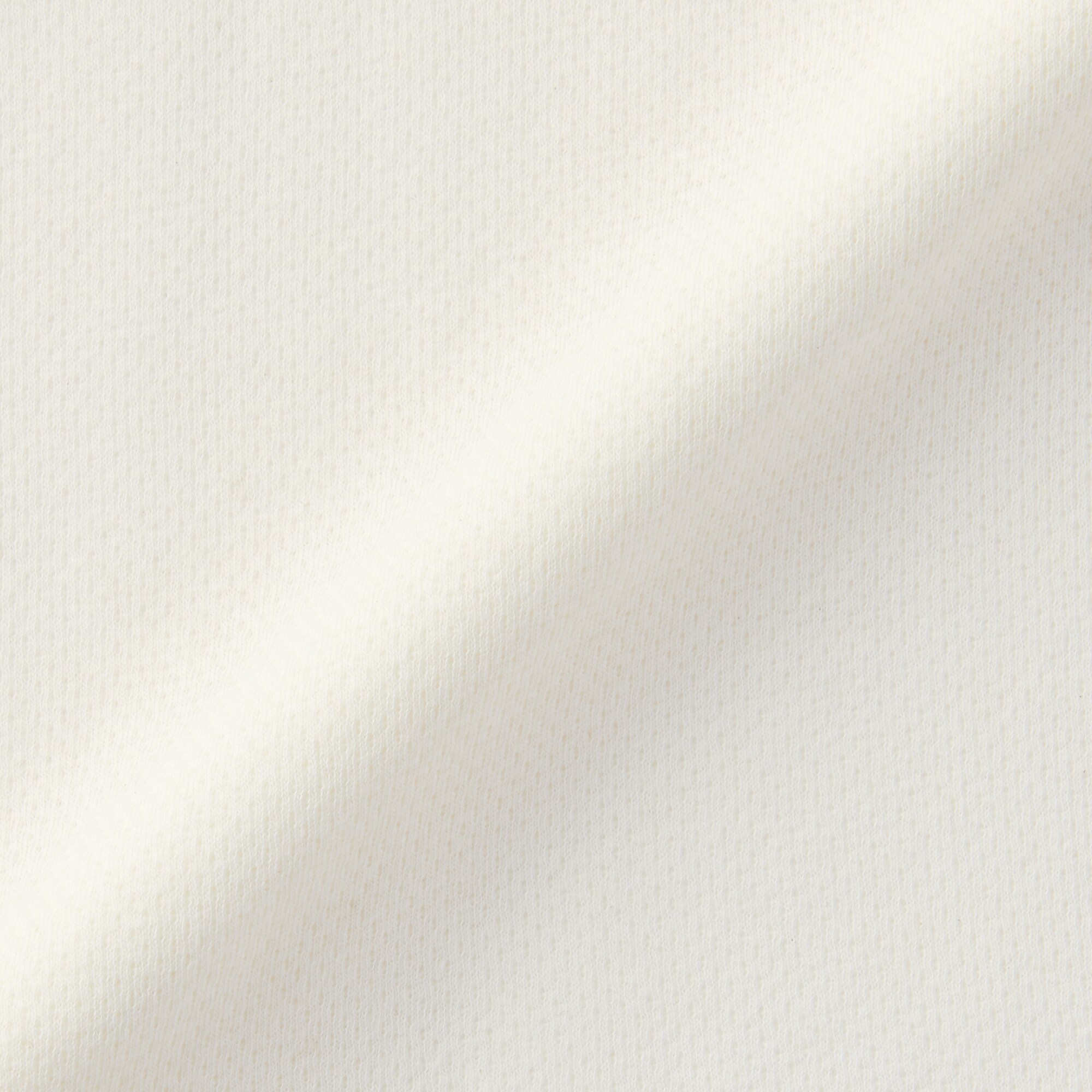 ベビー　脇に縫い目のない鹿の子編み半袖ショートオール