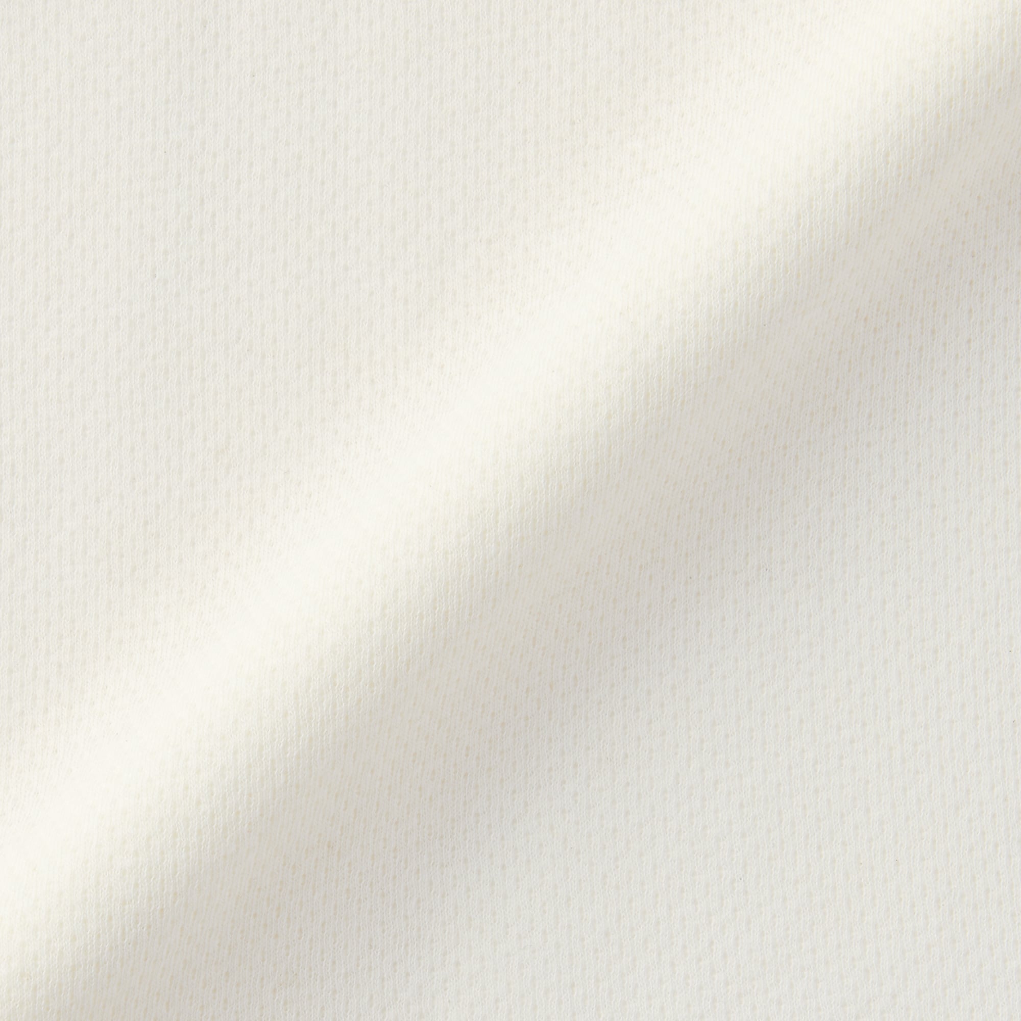 ベビー　脇に縫い目のない鹿の子編み半袖ショートオール