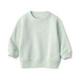 ベビー　あたまするっと　裏毛スウェットシャツ