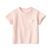 ベビー　あたまするっとワッフル編みクルーネック半袖Ｔシャツ