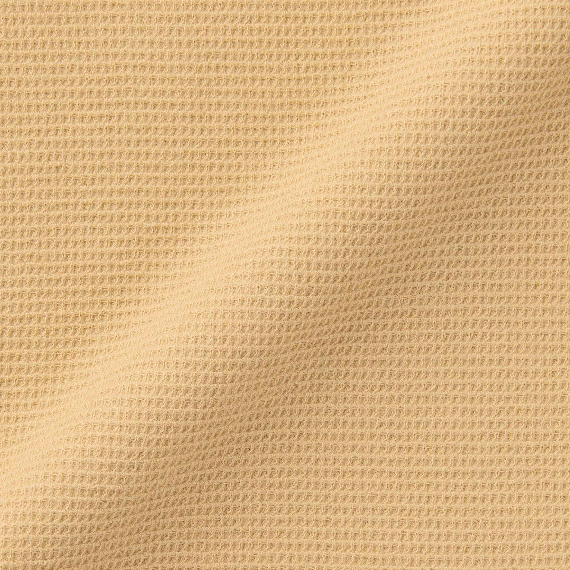 ベビー　あたまするっとワッフル編みクルーネック半袖Ｔシャツ