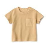 ベビー　あたまするっとワッフル編みクルーネック半袖Ｔシャツ