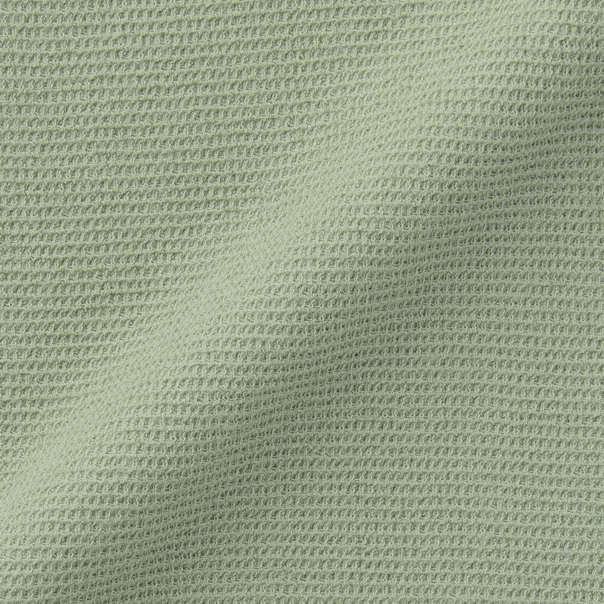 ベビー　あたまするっとワッフル編みクルーネック半袖Ｔシャツ