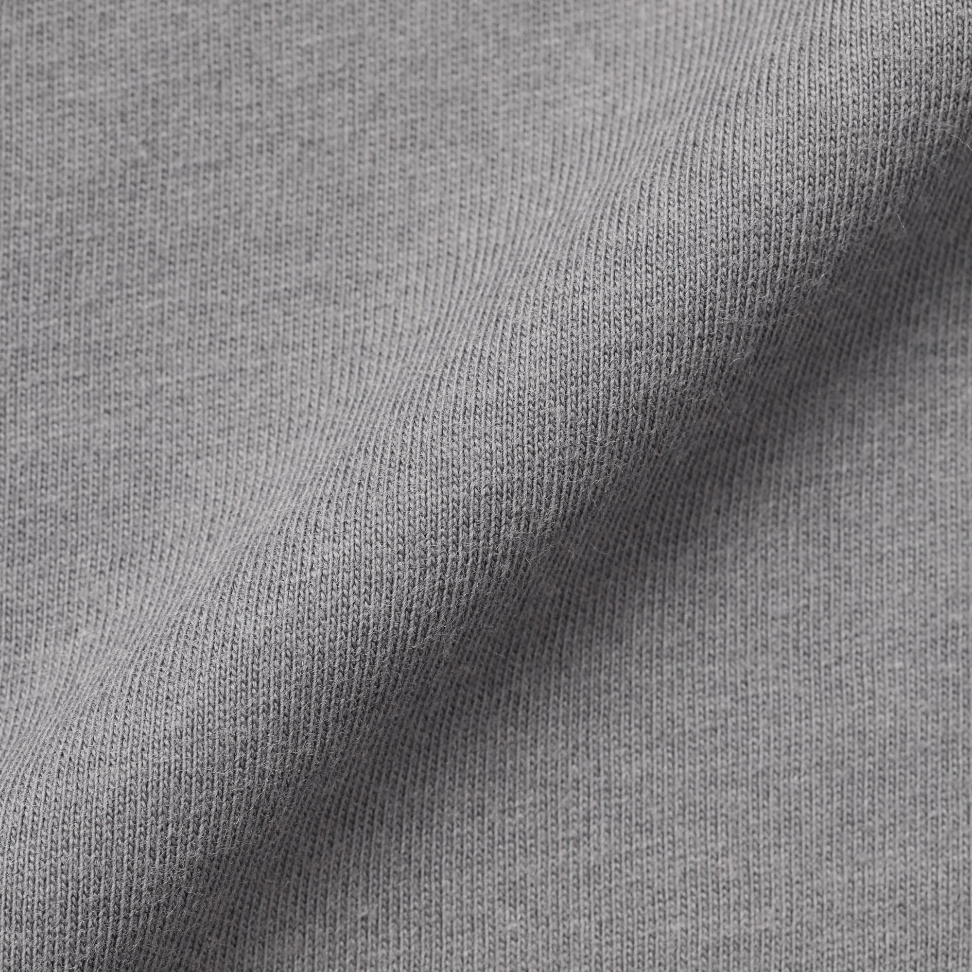 ベビー　あたまするっと　天竺編みクルーネック長袖Ｔシャツ　無地