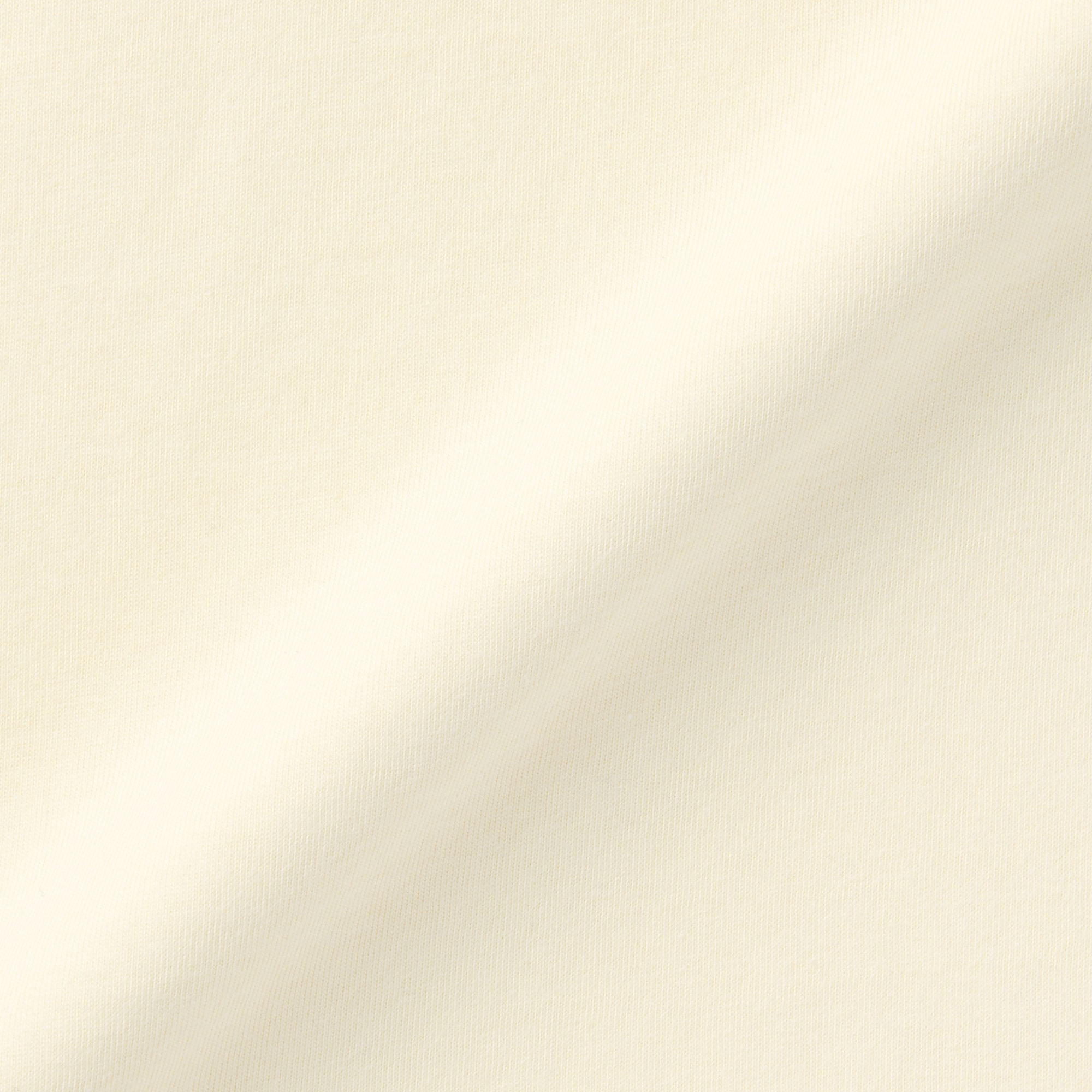 ベビー　あたまするっと　天竺編みクルーネック長袖Ｔシャツ　無地