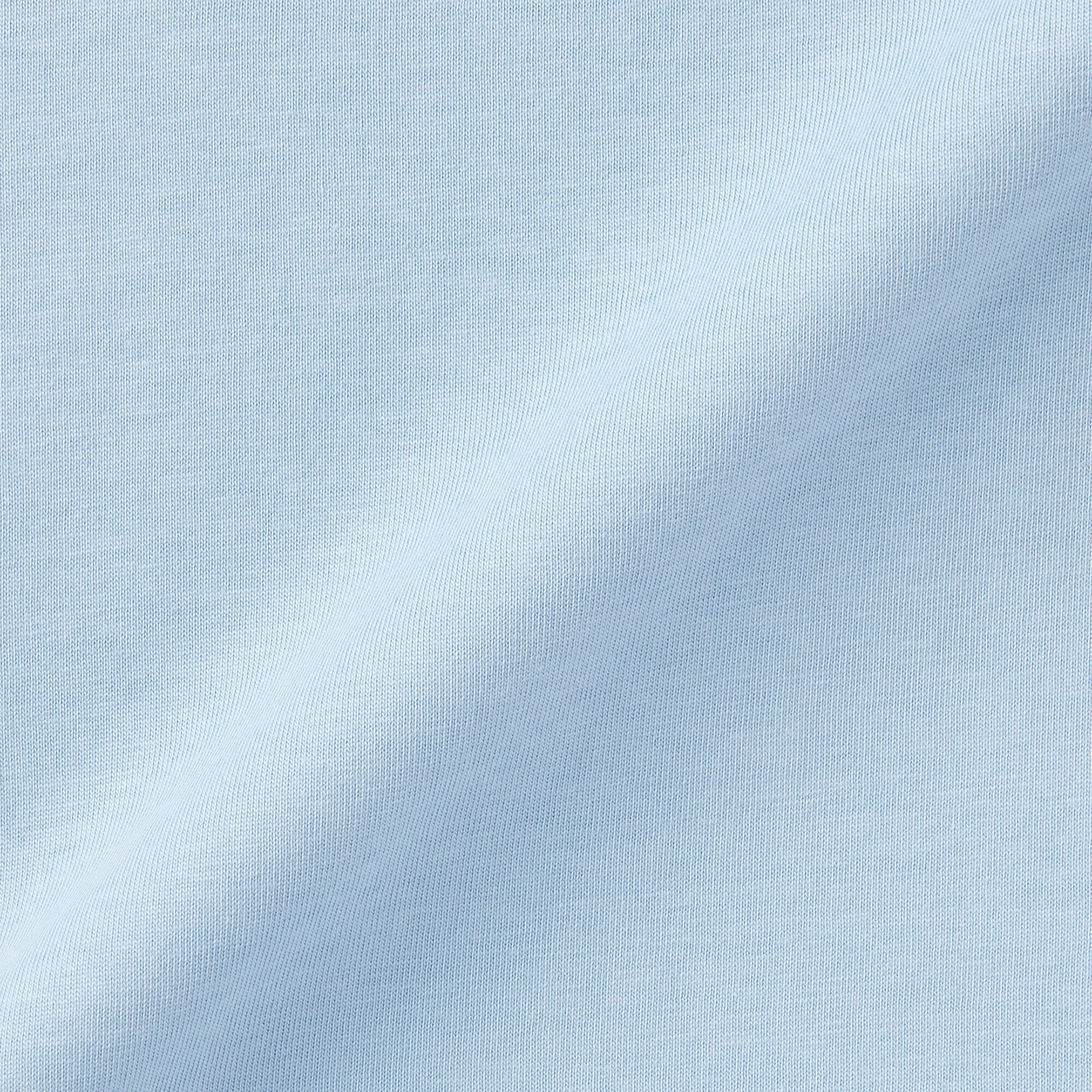 ベビー　あたまするっと　天竺編みクルーネック長袖Ｔシャツ　無地