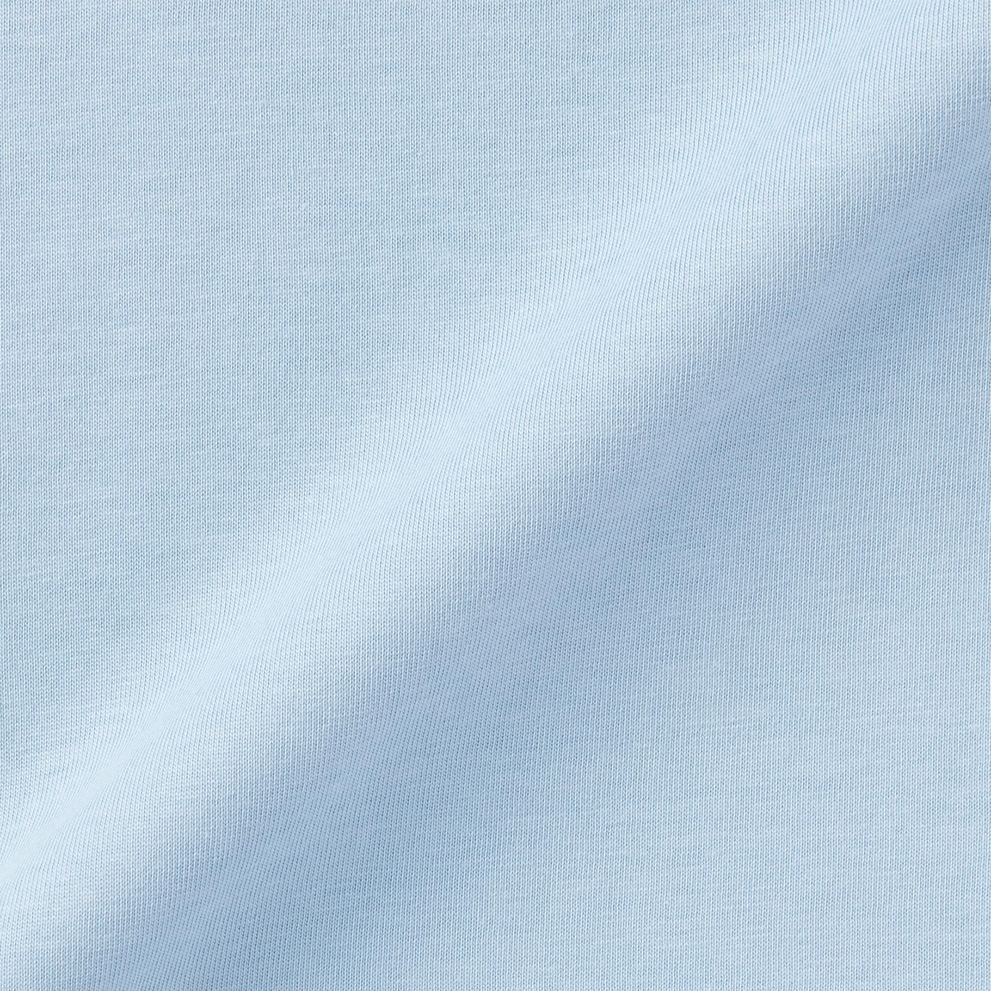 ベビー　あたまするっと　天竺編みクルーネック長袖Ｔシャツ　無地