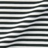 ベビー　あたまするっと　天竺編みクルーネック長袖Ｔシャツ　ボーダー