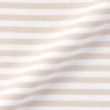 ベビー　あたまするっと　天竺編みクルーネック長袖Ｔシャツ　ボーダー