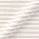 ベビー　あたまするっと　天竺編みクルーネック長袖Ｔシャツ　ボーダー