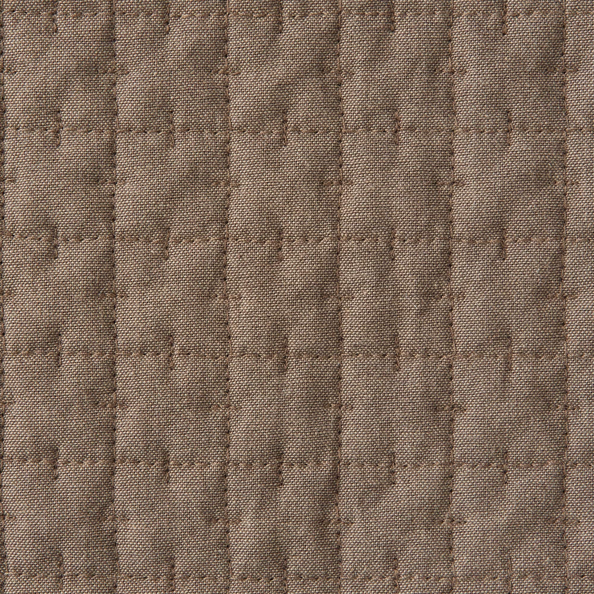 洗いざらしの綿キルティングラグ