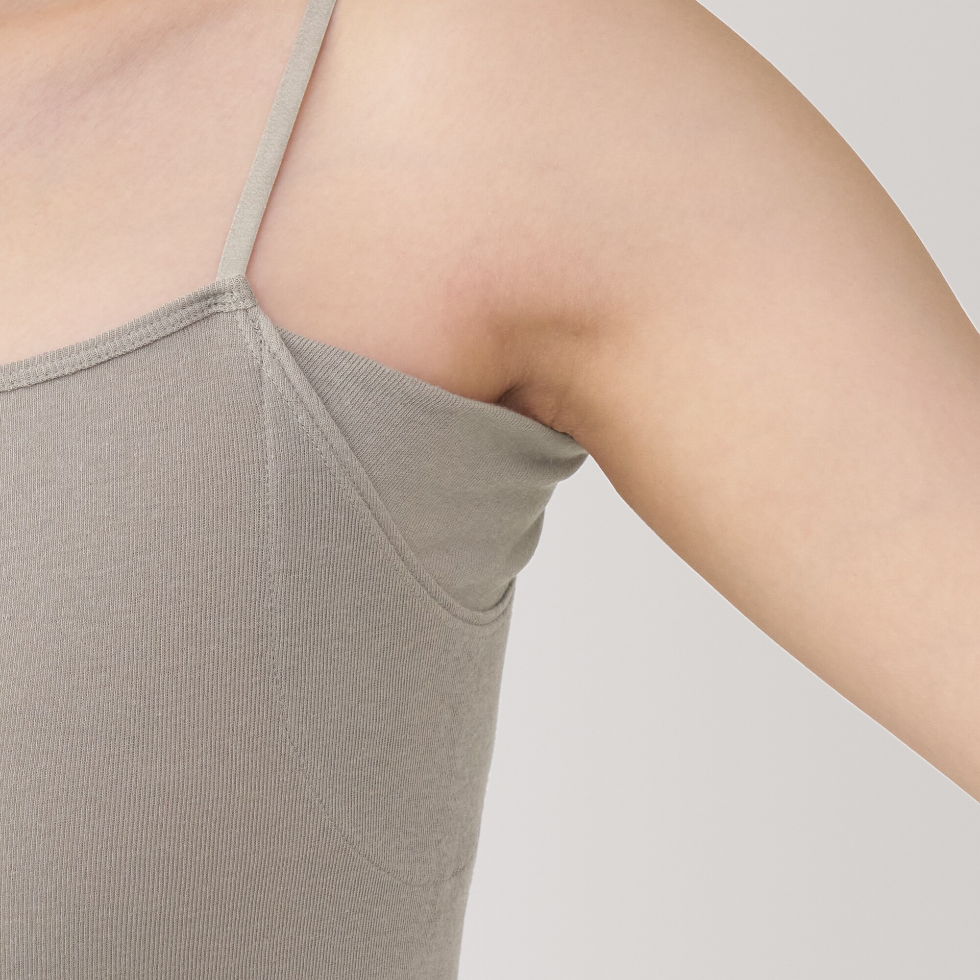 婦人　さらっと綿汗取りパッド付きキャミソール