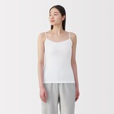 婦人　さらっと綿　薄手　キャミソール