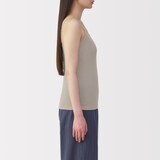 婦人　さらっと綿　薄手　キャミソール