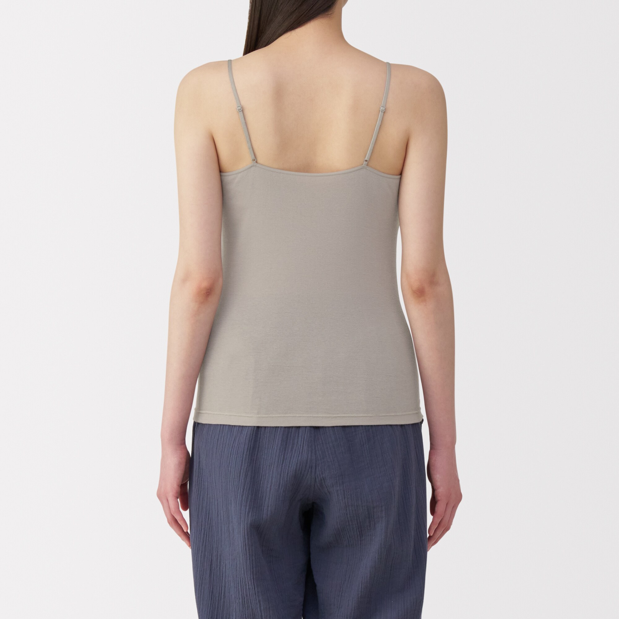 婦人　さらっと綿　薄手　キャミソール