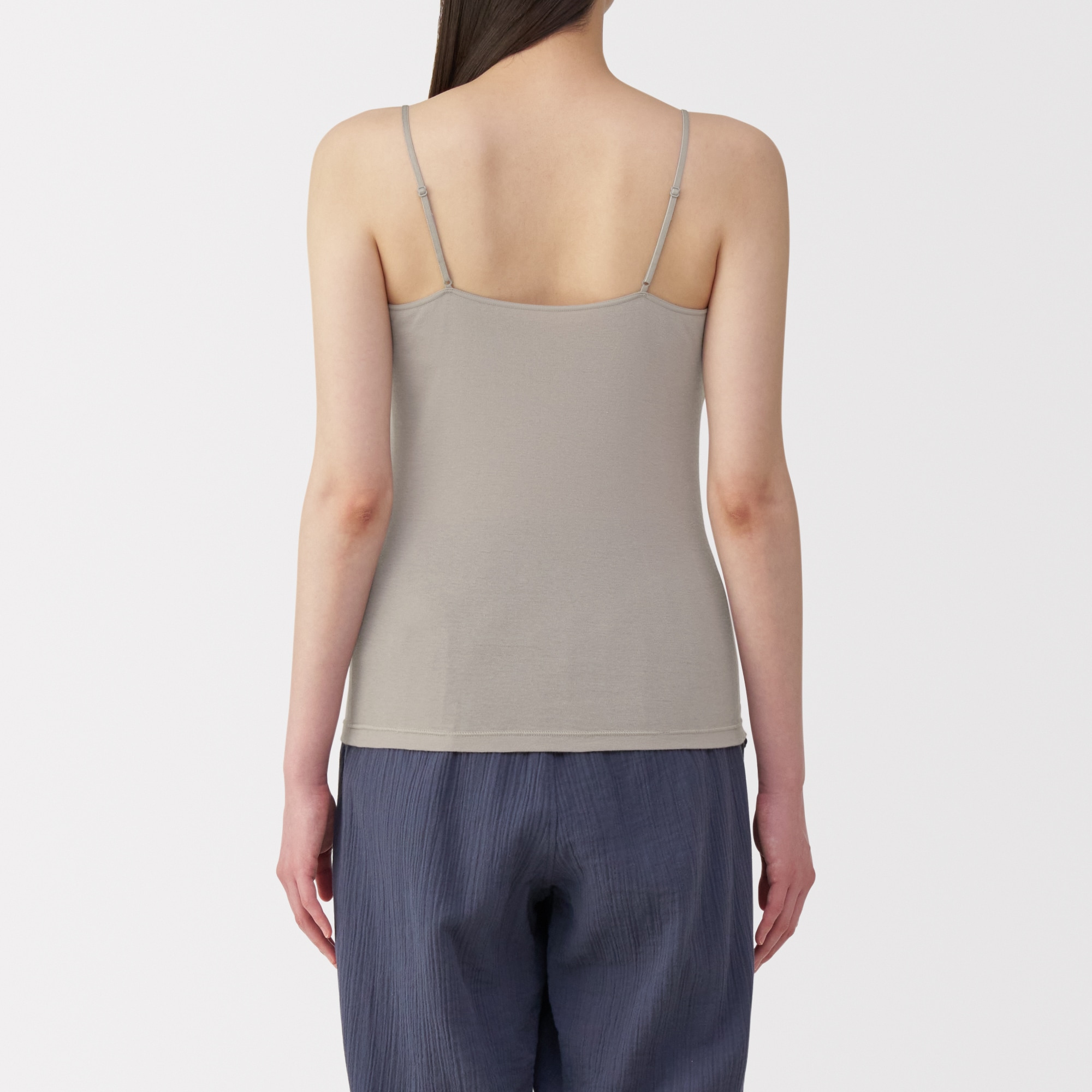 婦人　さらっと綿　薄手　キャミソール