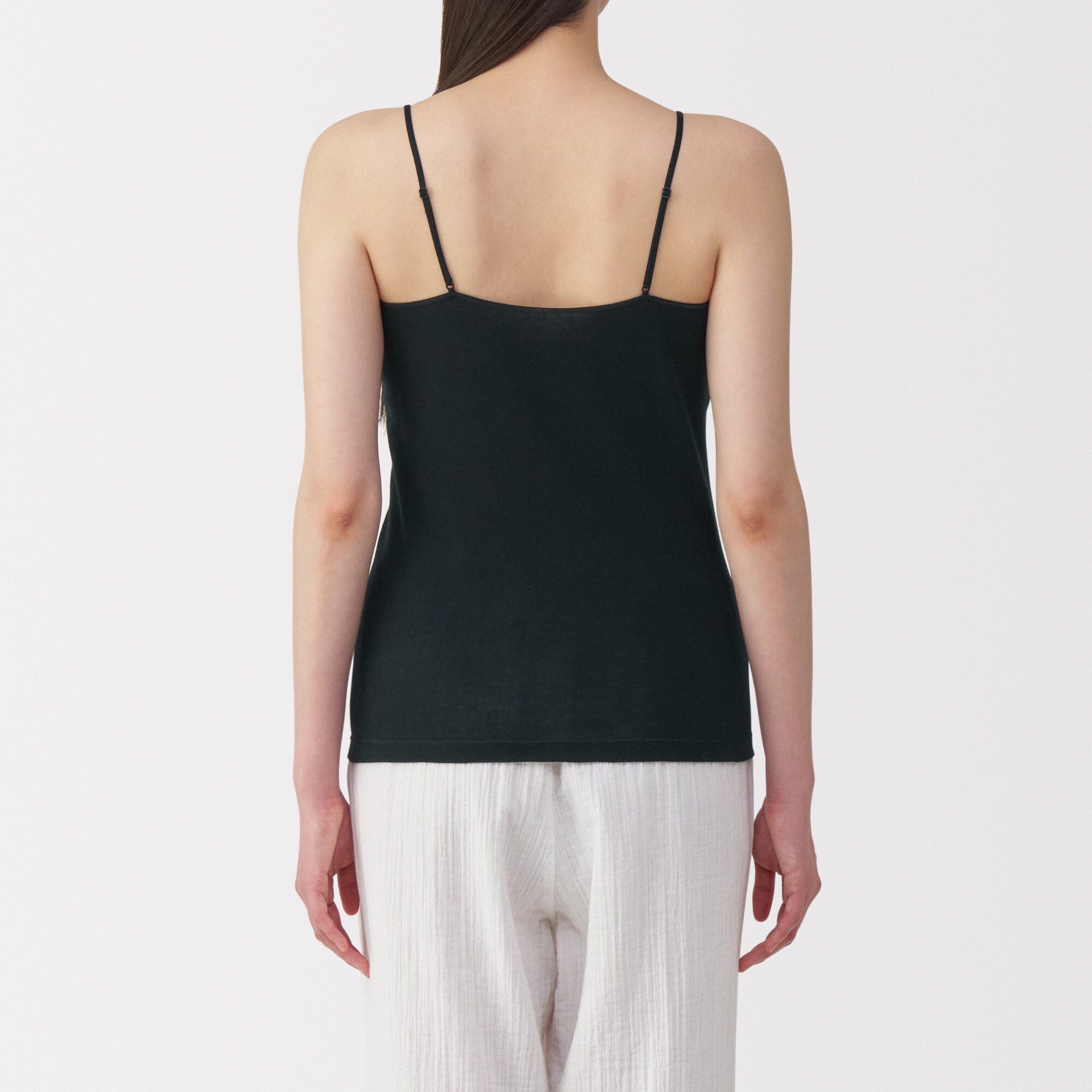 婦人　さらっと綿　薄手　キャミソール