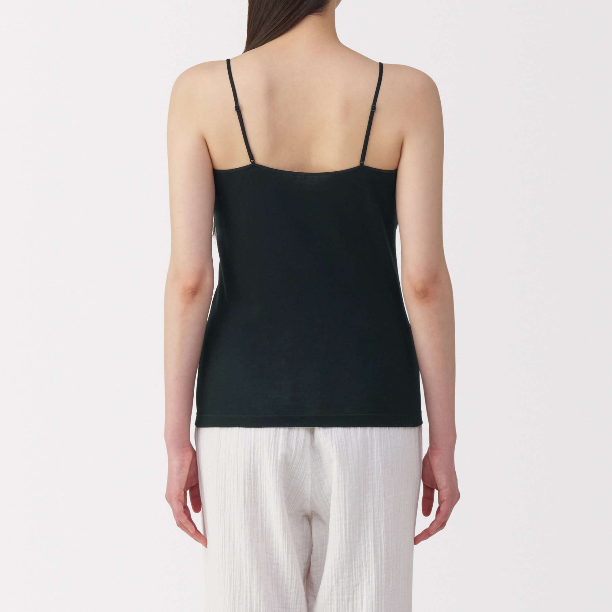 婦人　さらっと綿　薄手　キャミソール